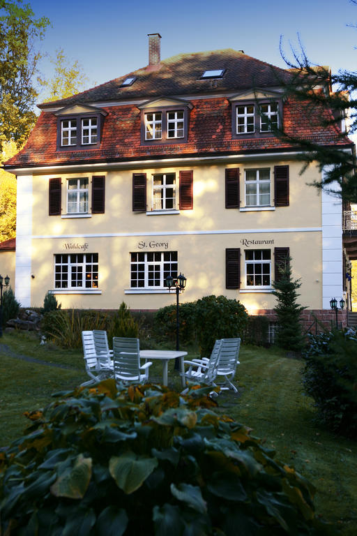 Rhön Hotel Waldcafé St. Georg Staatsbad Brückenau Exterior foto